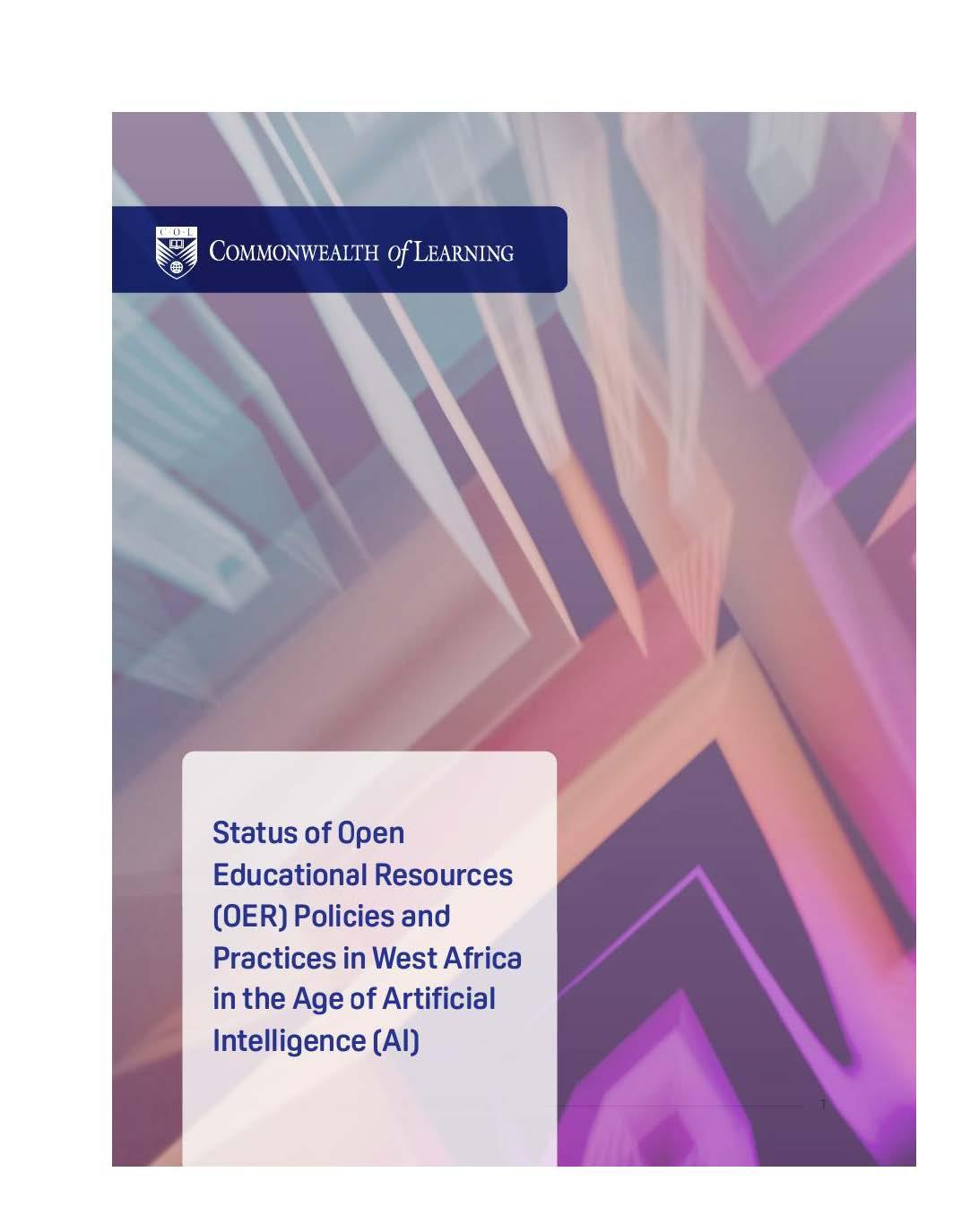 Cover page for OER resource